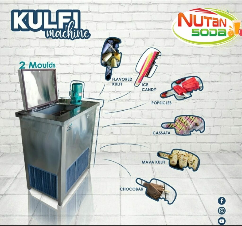 2 Mould Kulfi Machine